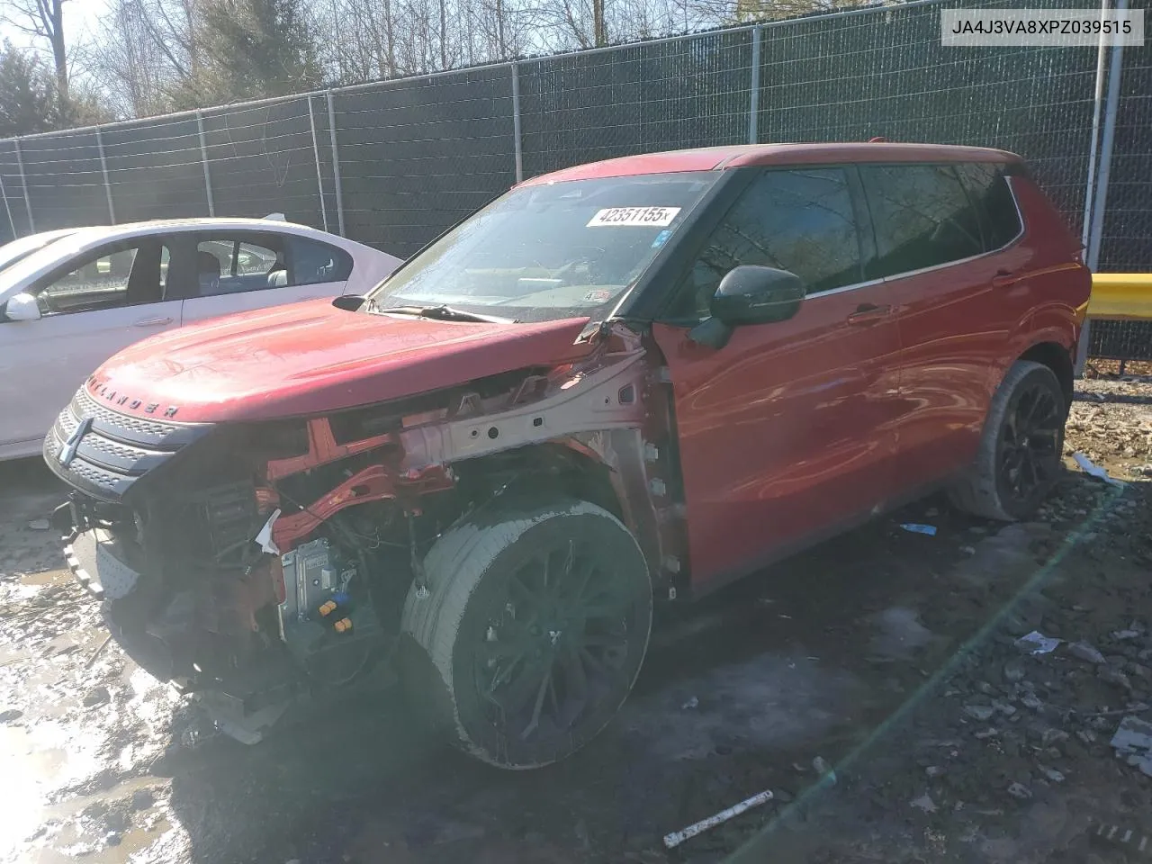 2023 Mitsubishi Outlander Sel VIN: JA4J3VA8XPZ039515 Lot: 42351155