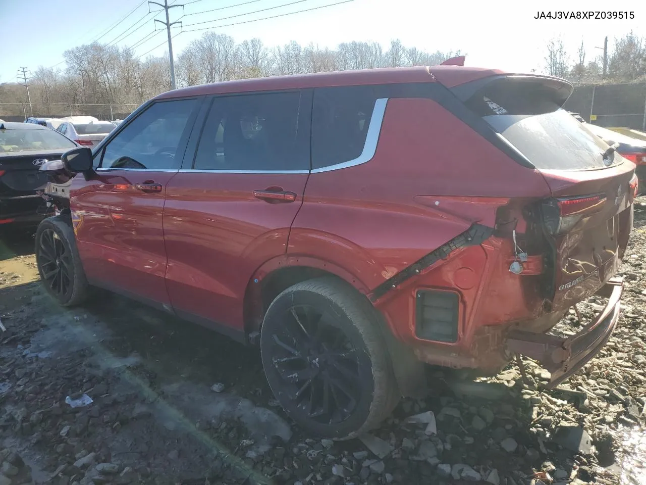 2023 Mitsubishi Outlander Sel VIN: JA4J3VA8XPZ039515 Lot: 42351155