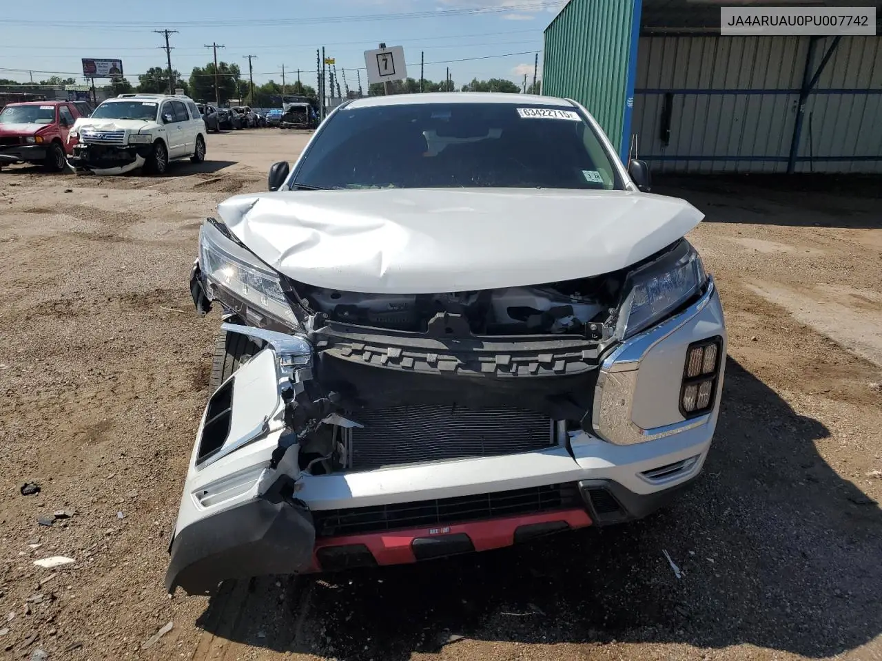 2023 Mitsubishi Outlander Sport S/Se VIN: JA4ARUAU0PU007742 Lot: 63422715