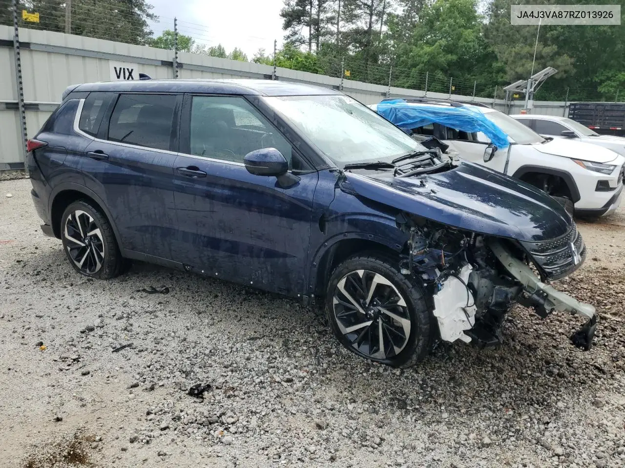2024 Mitsubishi Outlander Se VIN: JA4J3VA87RZ013926 Lot: 54524185