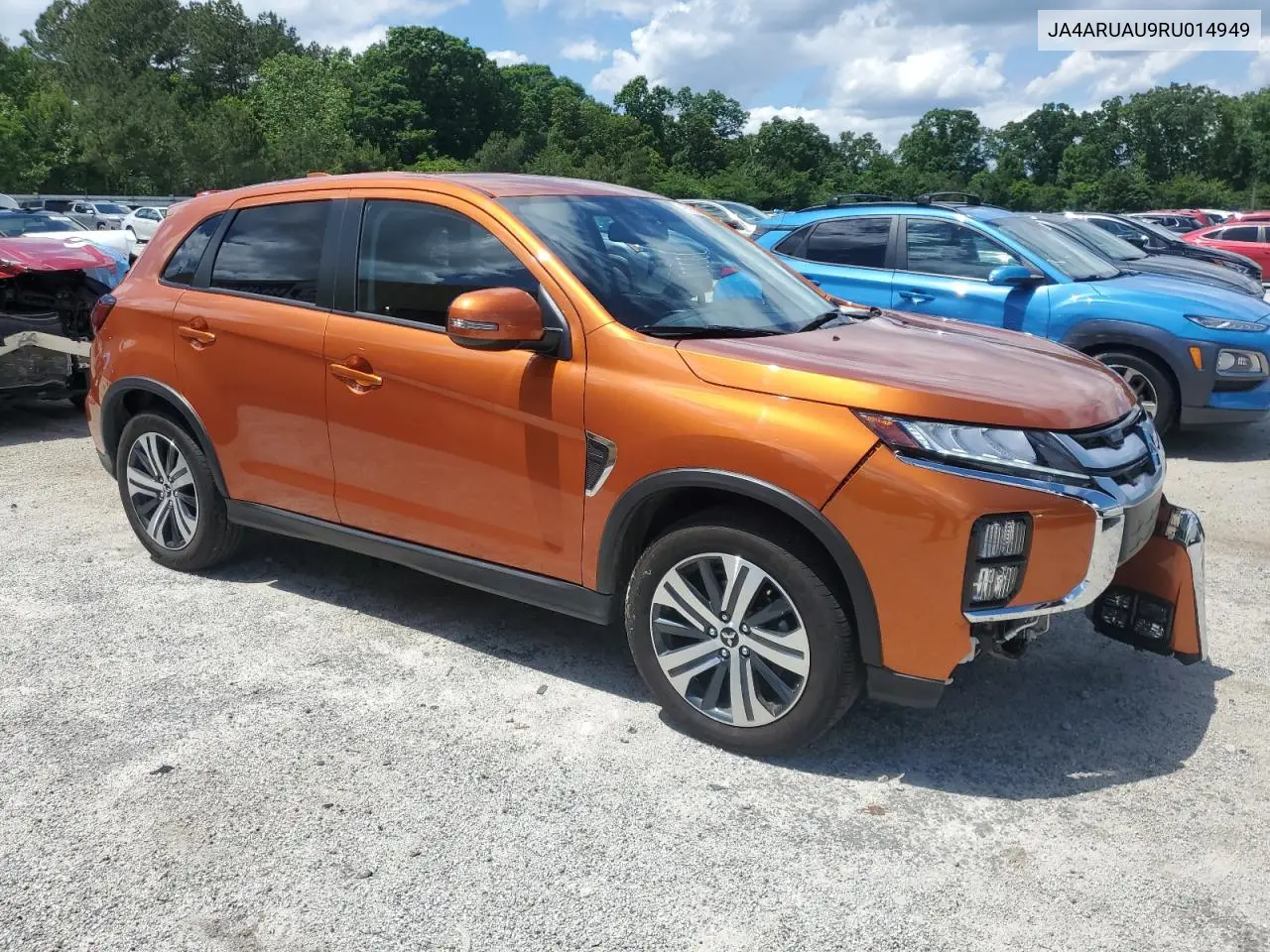 2024 Mitsubishi Outlander Sport S/Se VIN: JA4ARUAU9RU014949 Lot: 55968265