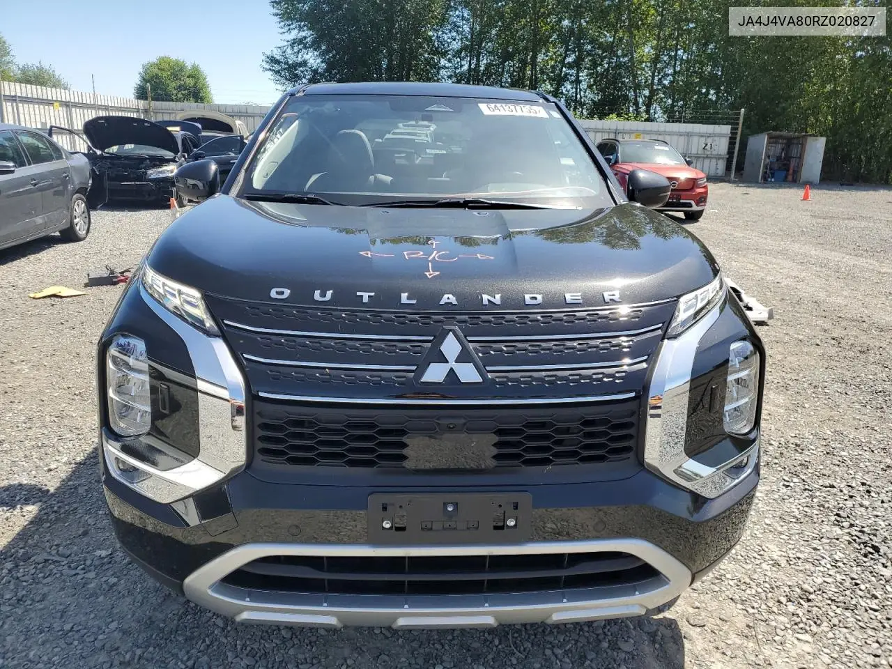 2024 Mitsubishi Outlander Se VIN: JA4J4VA80RZ020827 Lot: 64137755