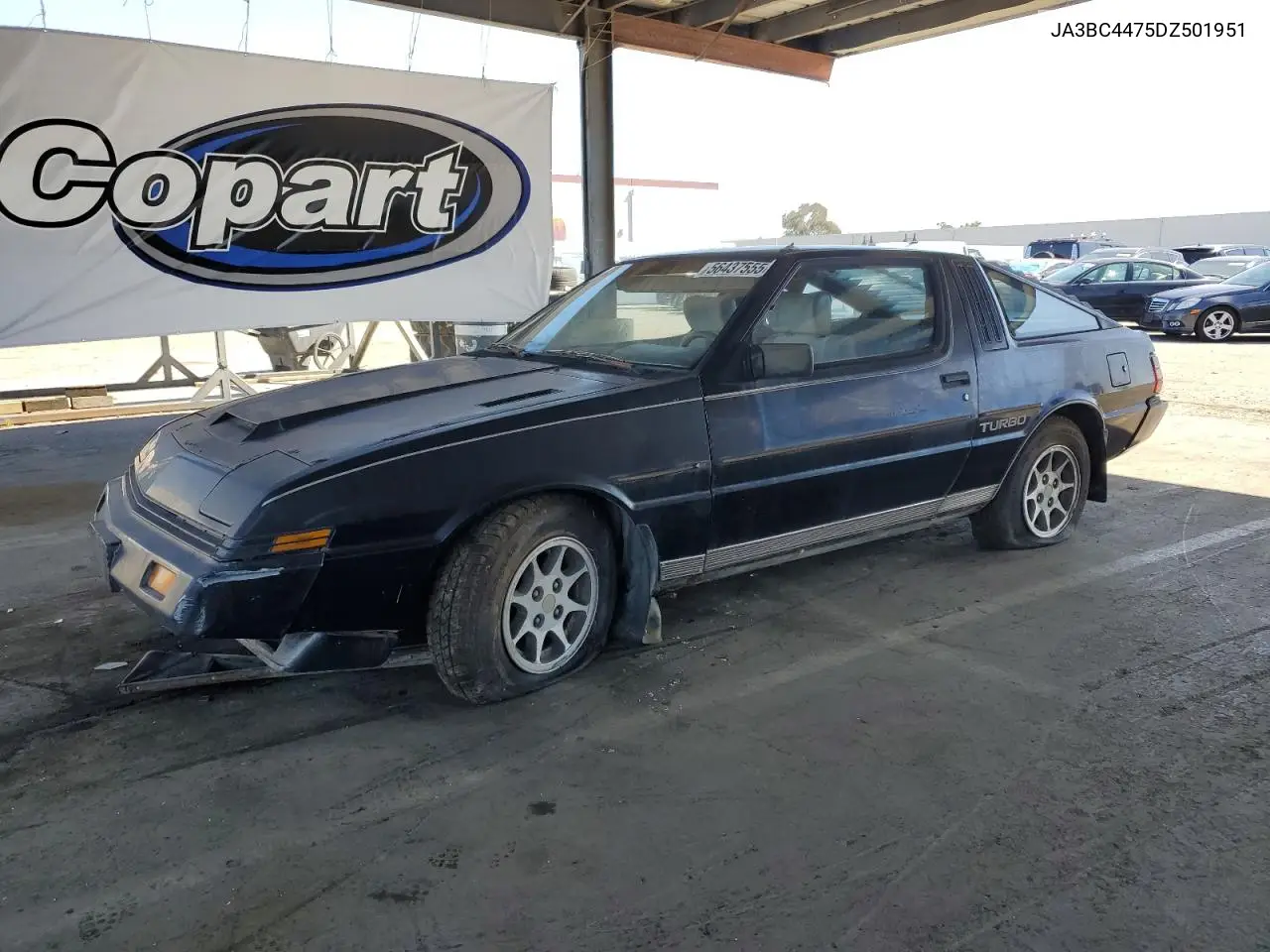 1983 Mitsubishi Starion VIN: JA3BC4475DZ501951 Lot: 56437555