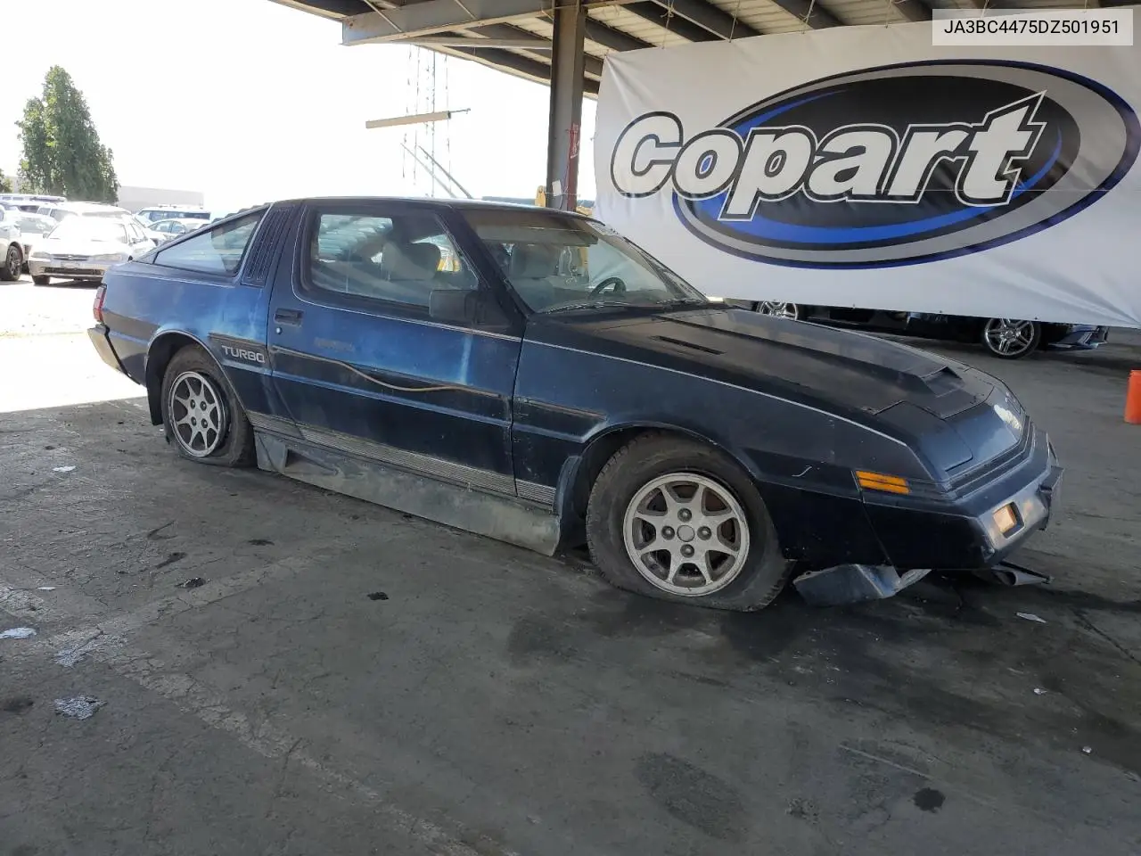 1983 Mitsubishi Starion VIN: JA3BC4475DZ501951 Lot: 56437555