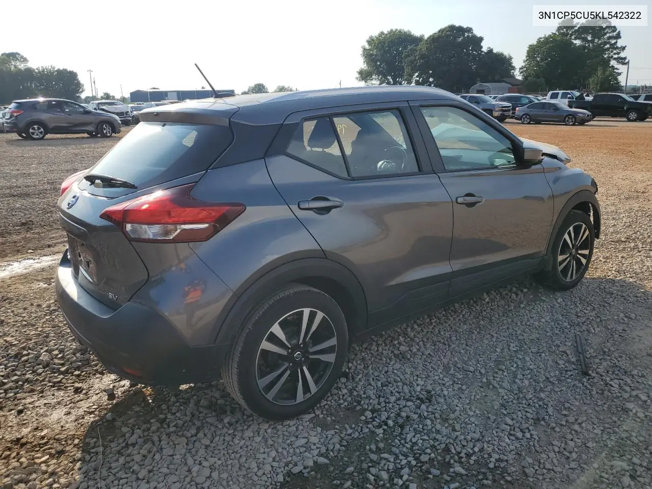 2019 Nissan Kicks S VIN: 3N1CP5CU5KL542322 Lot: 62188515