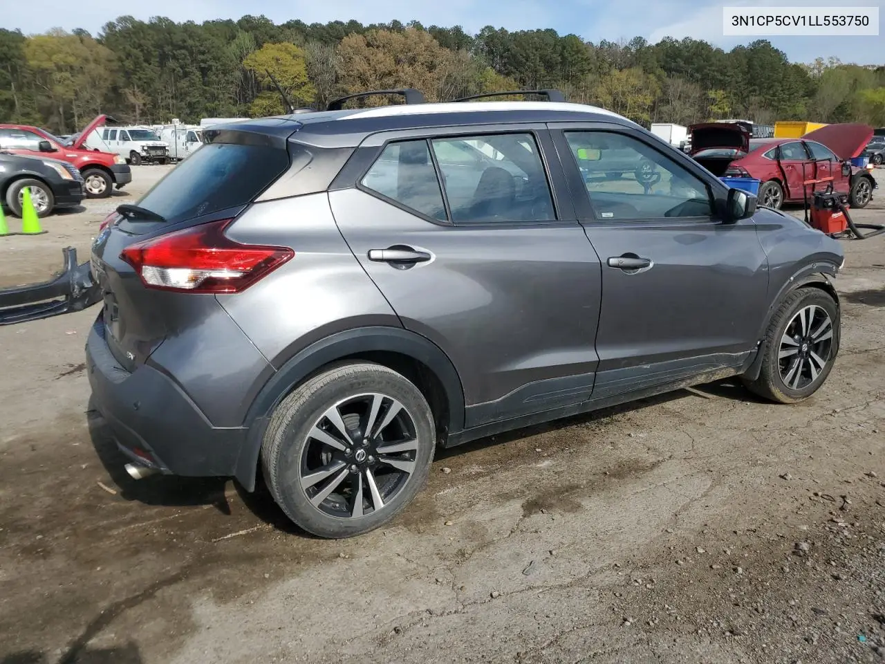 2020 Nissan Kicks Sv VIN: 3N1CP5CV1LL553750 Lot: 50792755