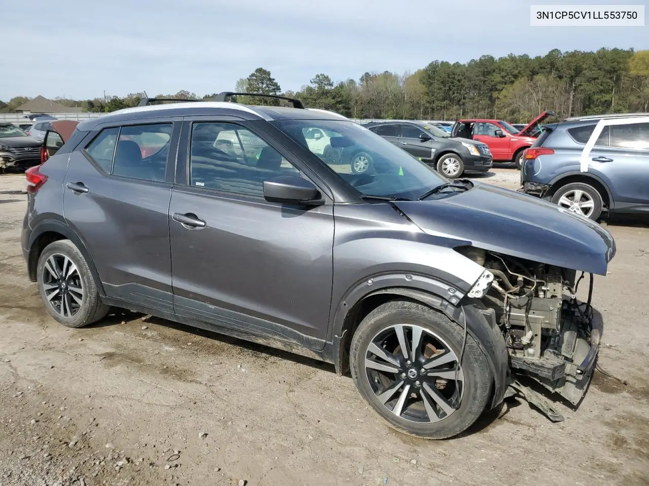 2020 Nissan Kicks Sv VIN: 3N1CP5CV1LL553750 Lot: 50792755