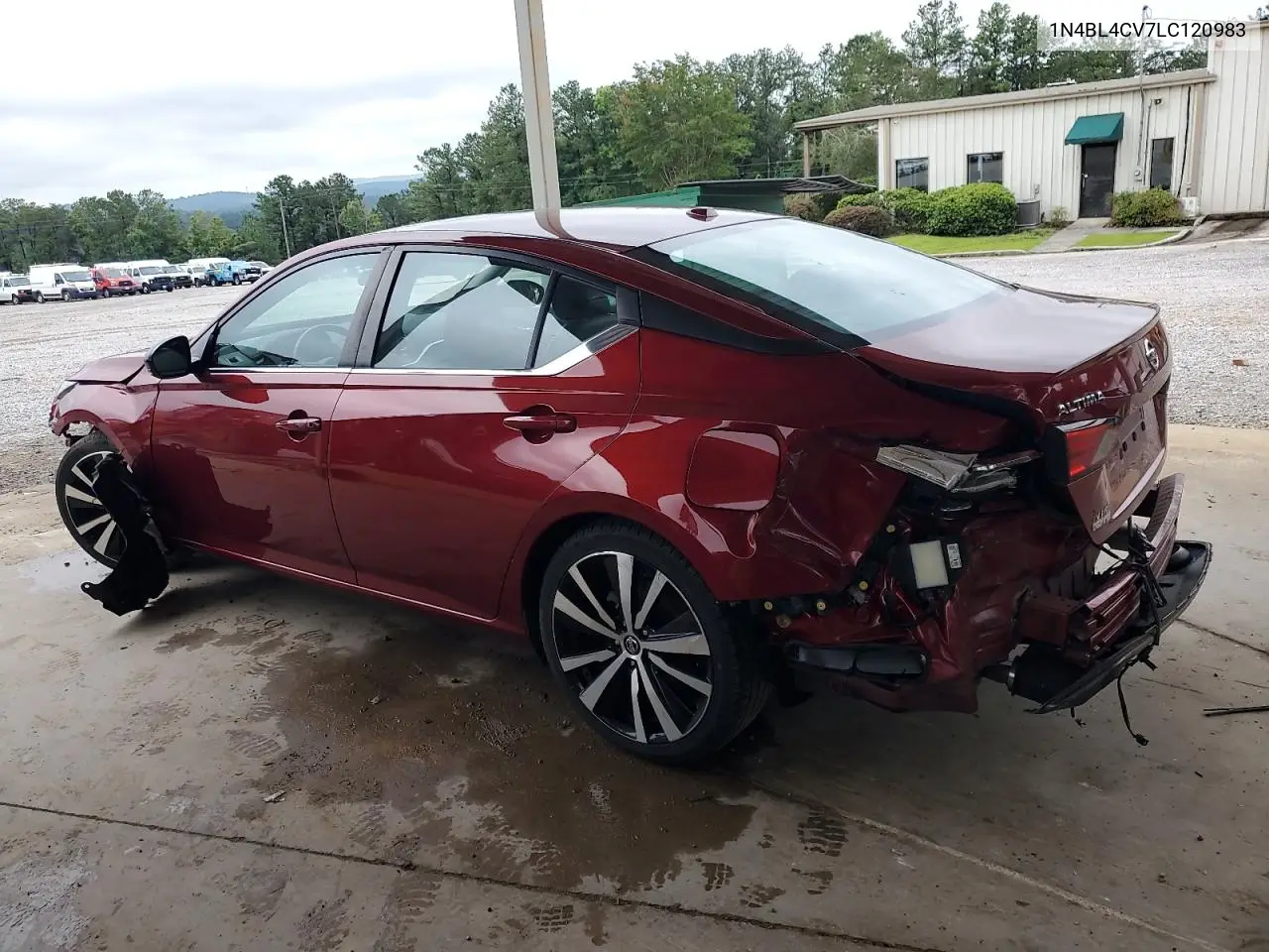 2020 Nissan Altima Sr VIN: 1N4BL4CV7LC120983 Lot: 62361075