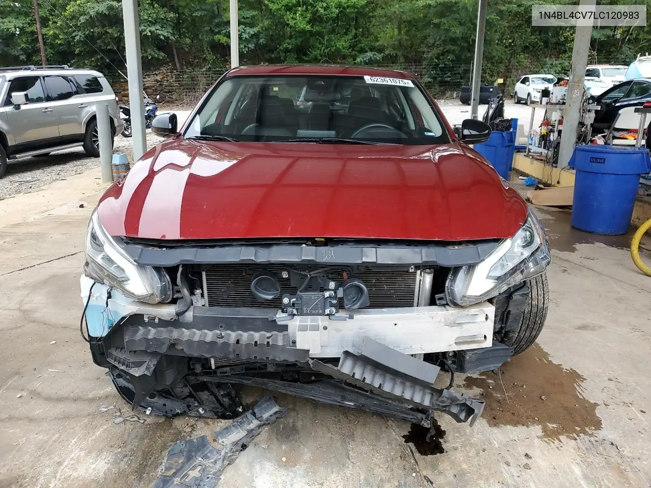 2020 Nissan Altima Sr VIN: 1N4BL4CV7LC120983 Lot: 62361075