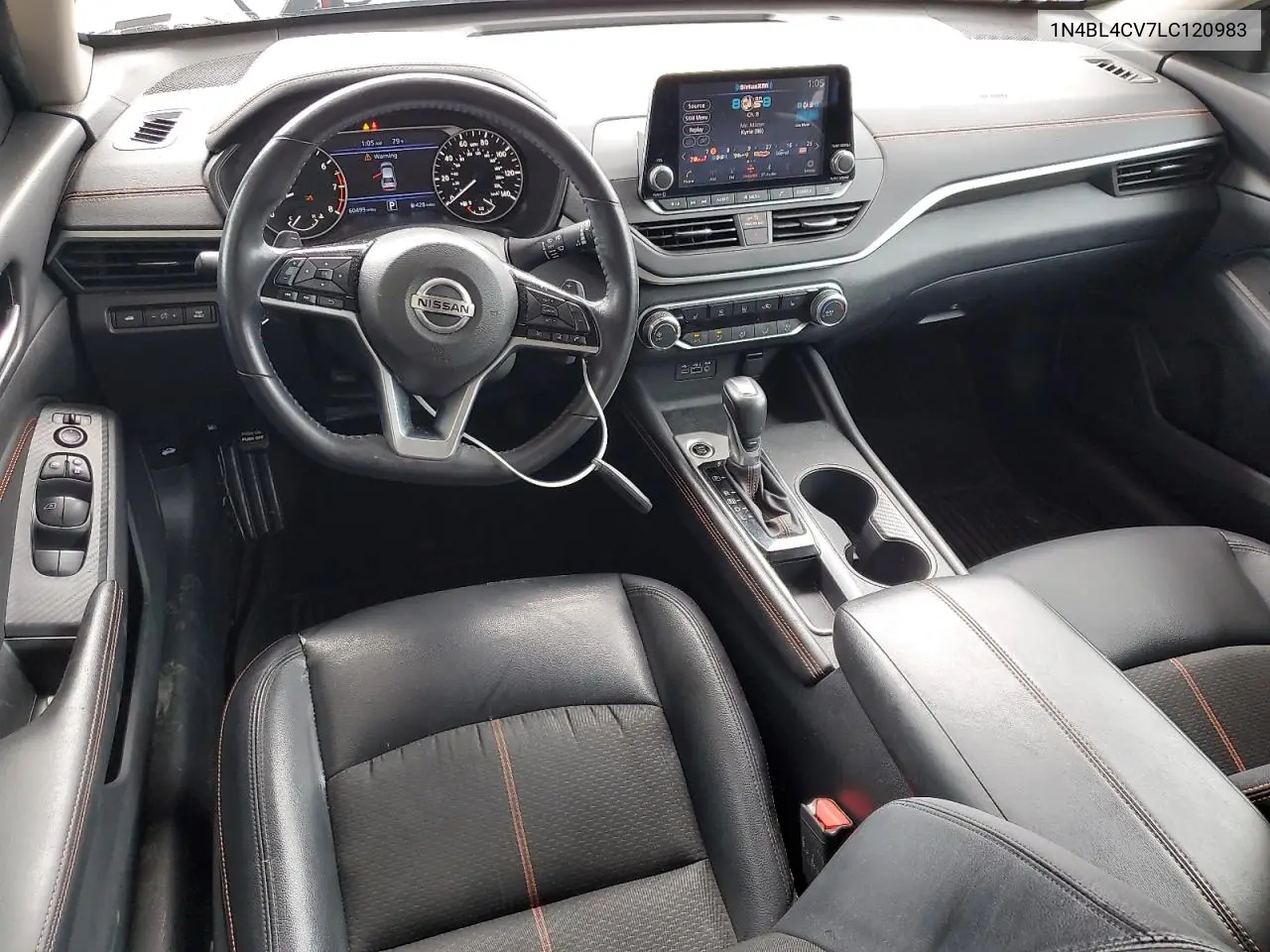 2020 Nissan Altima Sr VIN: 1N4BL4CV7LC120983 Lot: 62361075