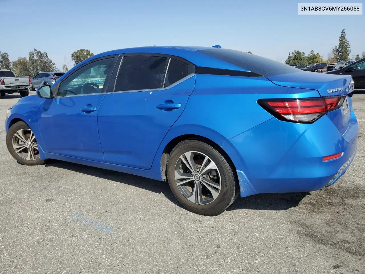 2021 Nissan Sentra Sv VIN: 3N1AB8CV6MY266058 Lot: 59060225