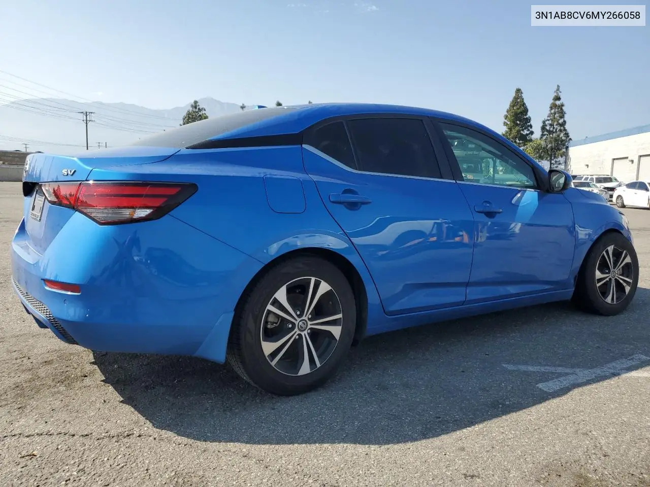 2021 Nissan Sentra Sv VIN: 3N1AB8CV6MY266058 Lot: 59060225