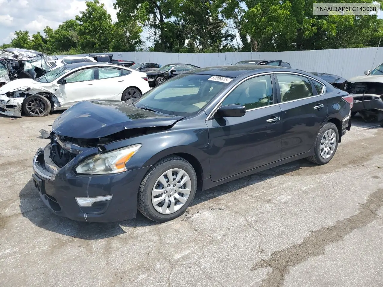 2021 Nissan Altima 2.5 VIN: 1N4AL3AP6FC143038 Lot: 62006015