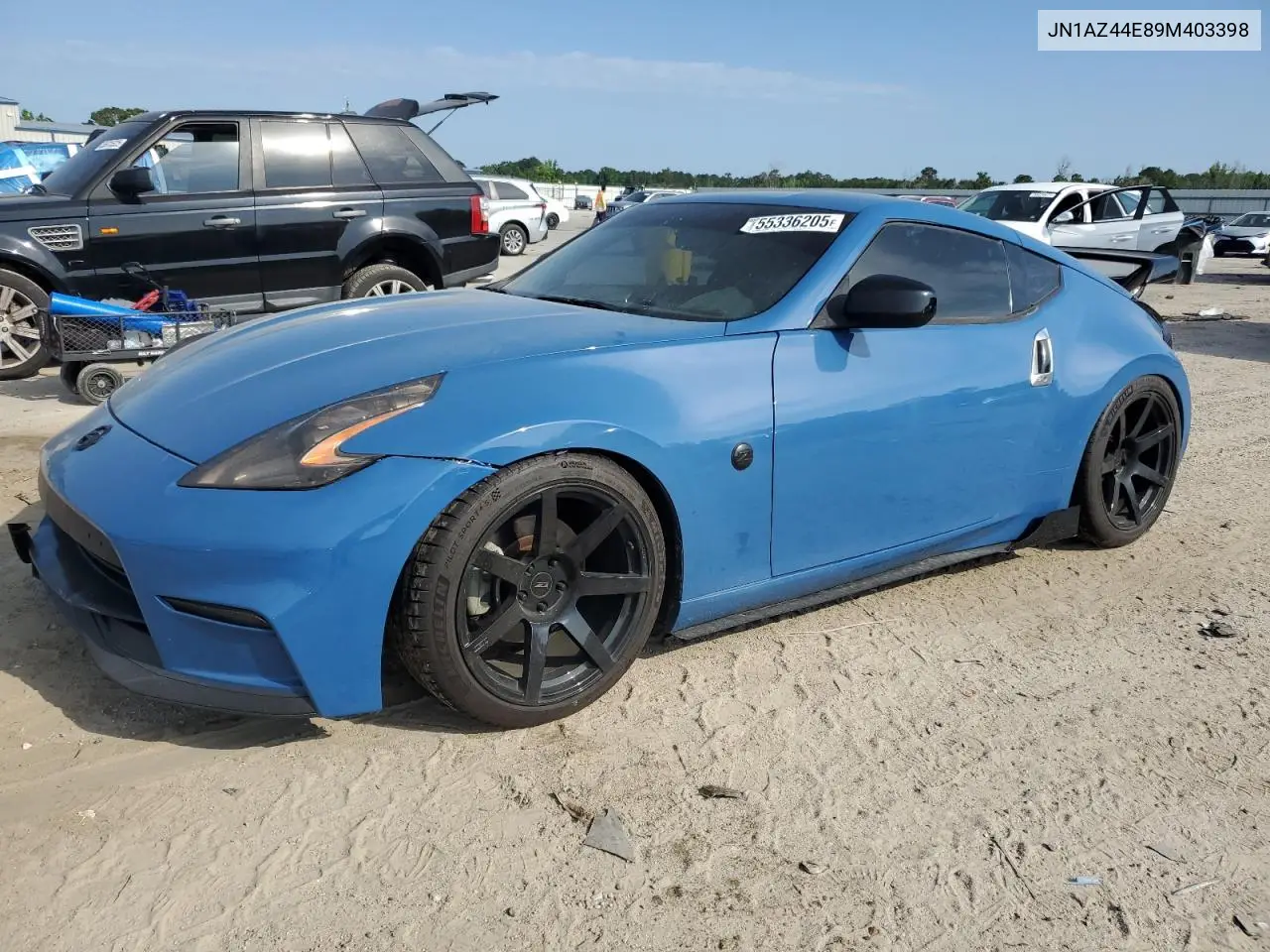 2009 Nissan 370Z VIN: JN1AZ44E89M403398 Lot: 55336205