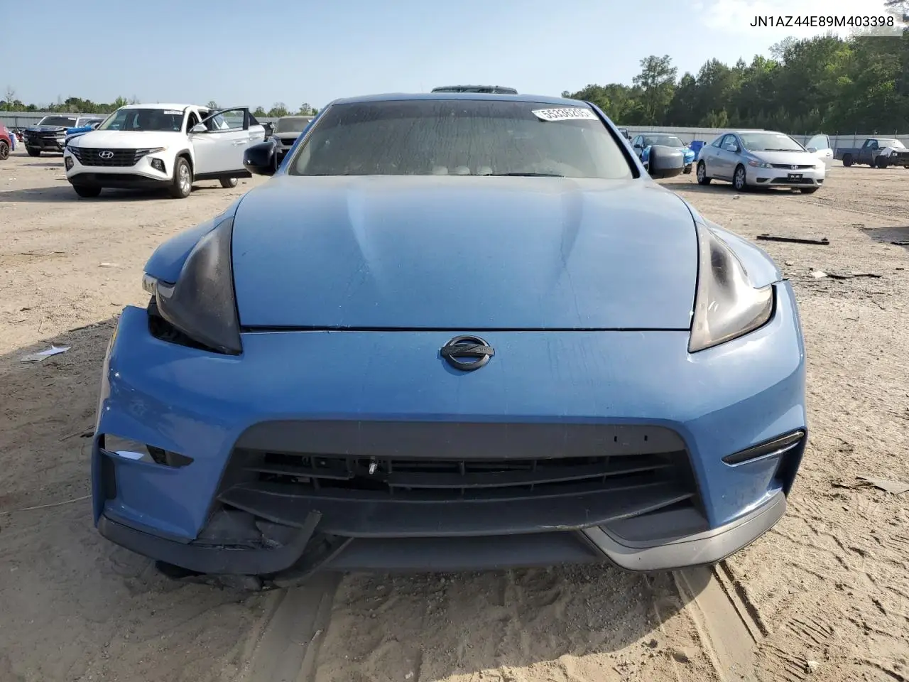 2009 Nissan 370Z VIN: JN1AZ44E89M403398 Lot: 55336205