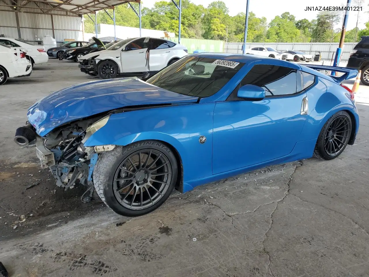 2009 Nissan 370Z VIN: JN1AZ44E39M401221 Lot: 56392865