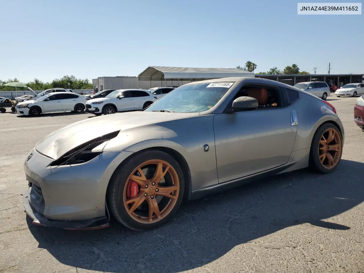 2009 Nissan 370Z VIN: JN1AZ44E39M411652 Lot: 62711165