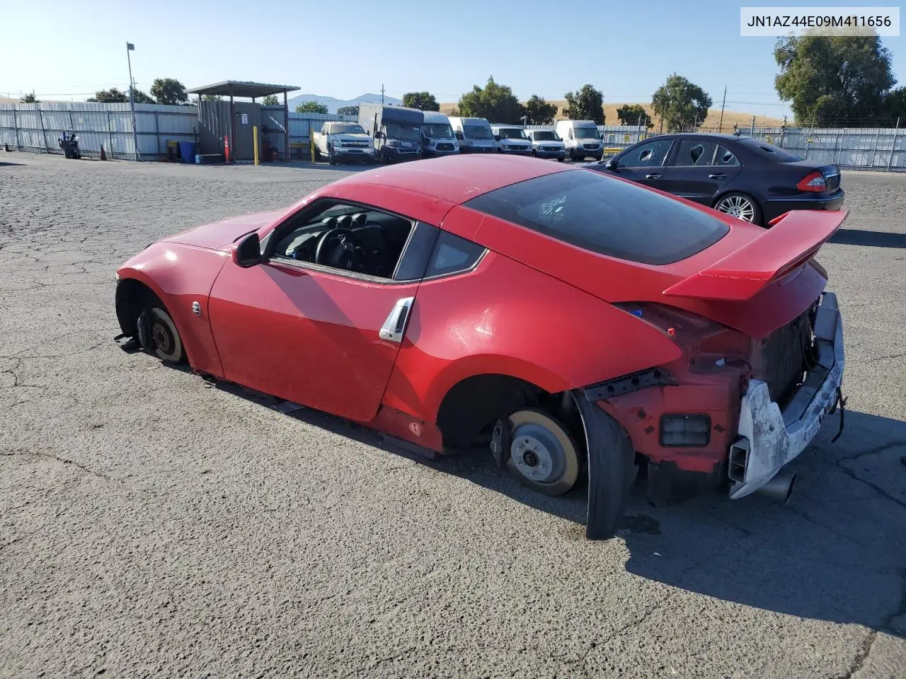 2009 Nissan 370Z VIN: JN1AZ44E09M411656 Lot: 63411405
