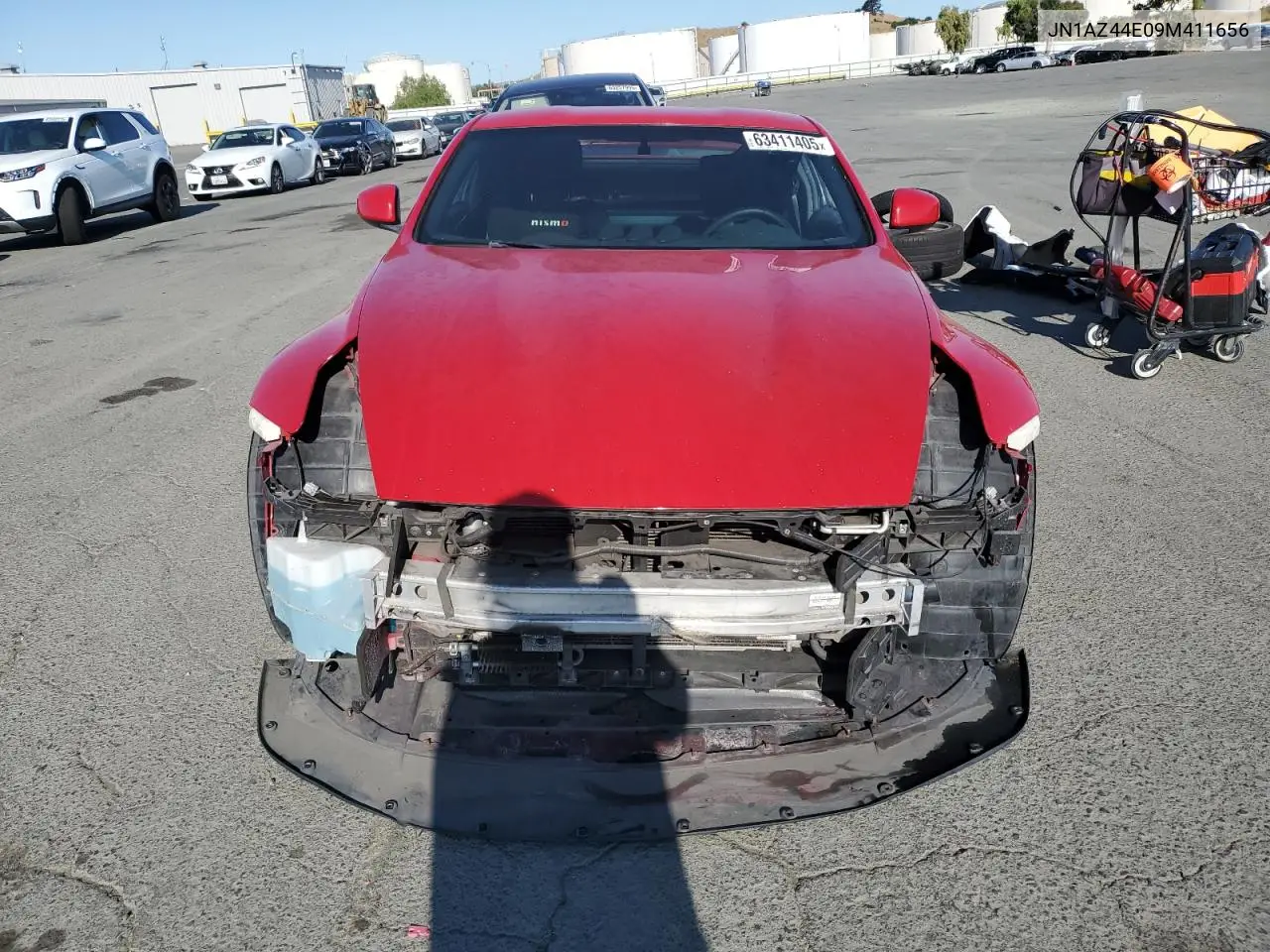 2009 Nissan 370Z VIN: JN1AZ44E09M411656 Lot: 63411405