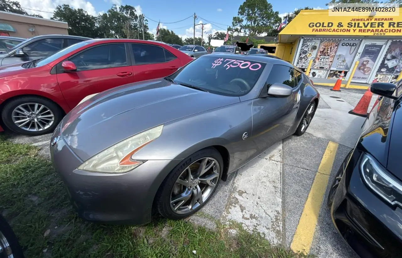 2009 Nissan 370Z VIN: JN1AZ44E89M402820 Lot: 63518065