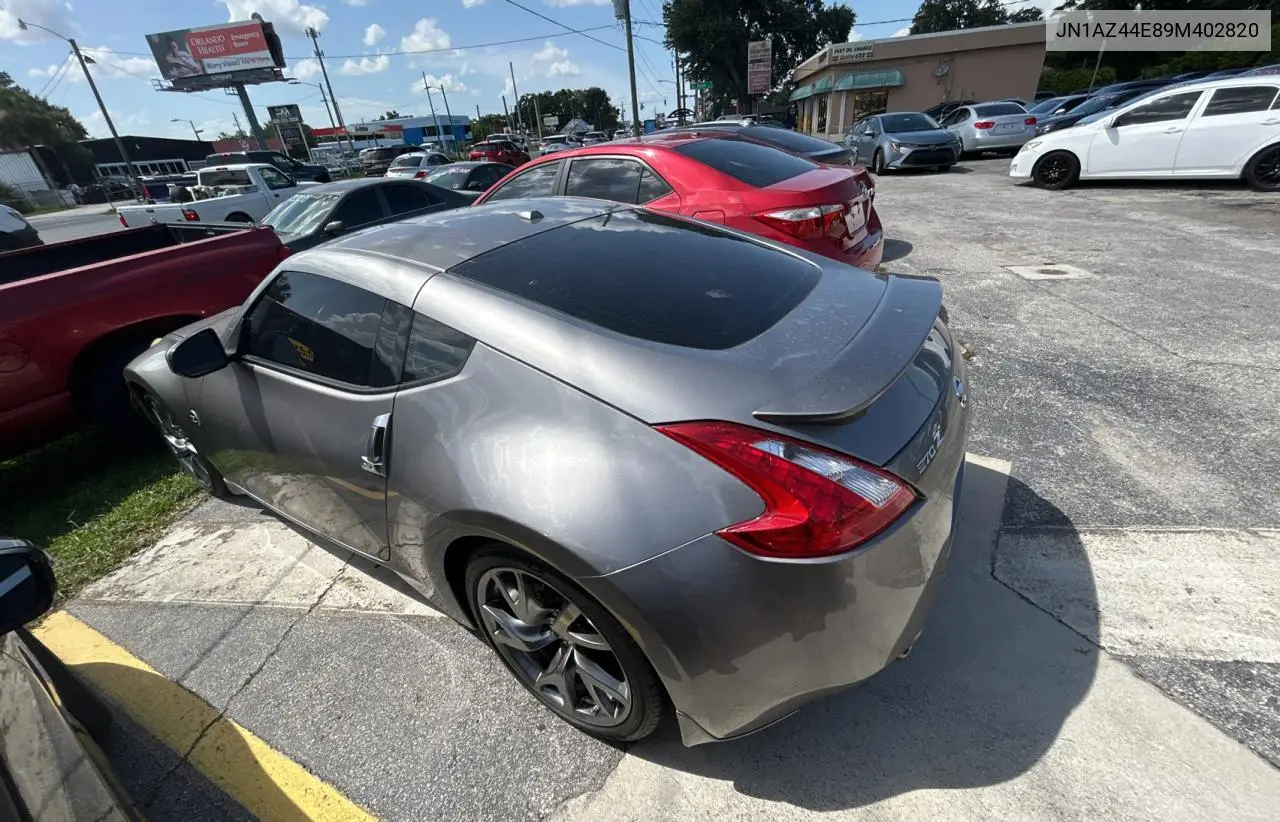 2009 Nissan 370Z VIN: JN1AZ44E89M402820 Lot: 63518065