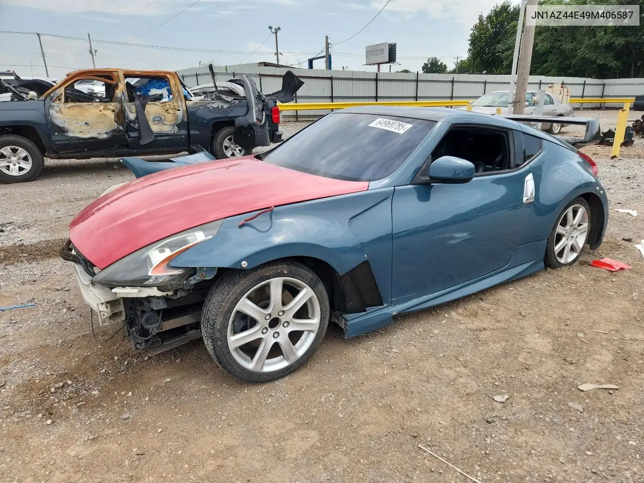 2009 Nissan 370Z VIN: JN1AZ44E49M406587 Lot: 64969785