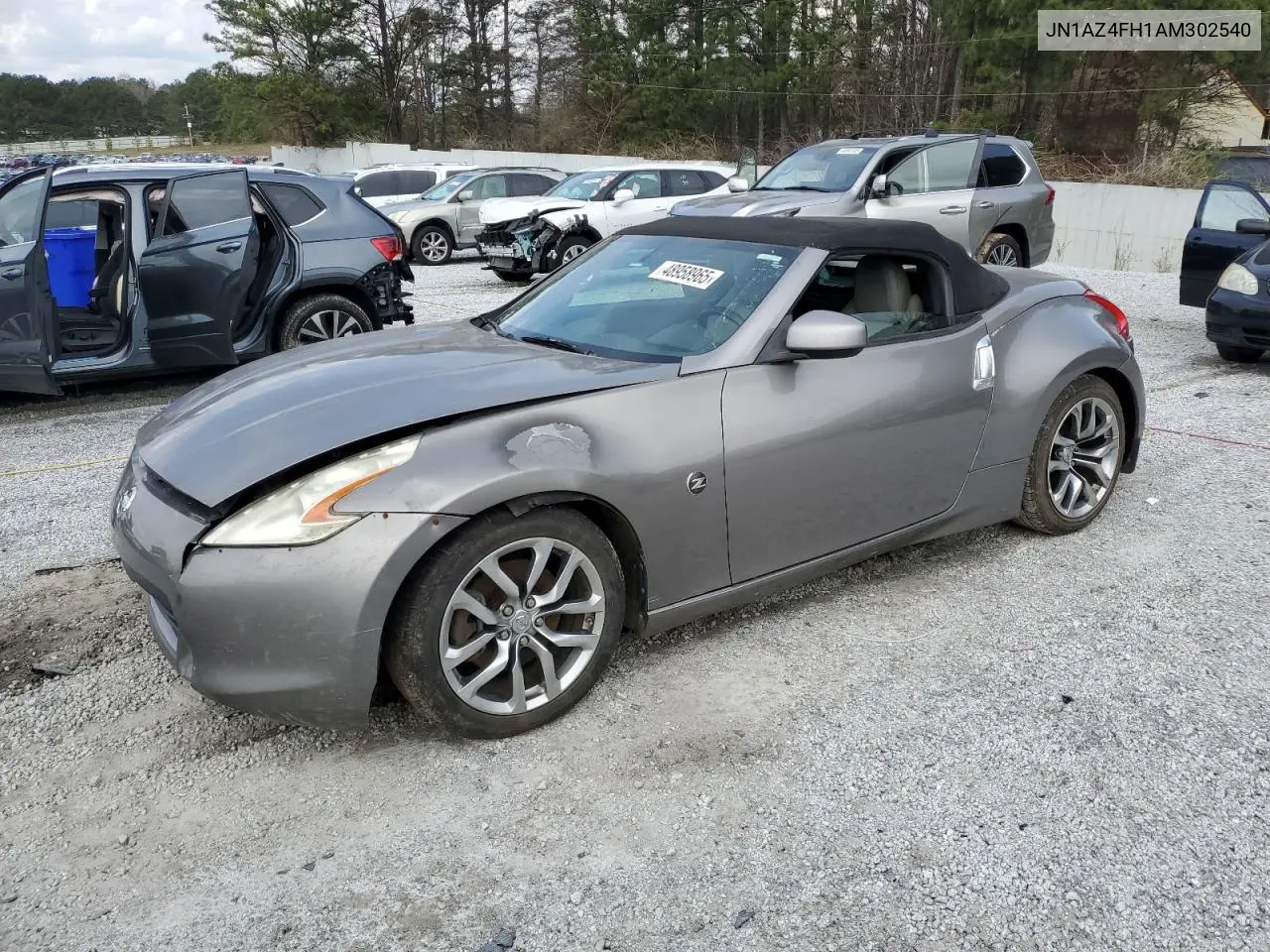 2010 Nissan 370Z VIN: JN1AZ4FH1AM302540 Lot: 48958965