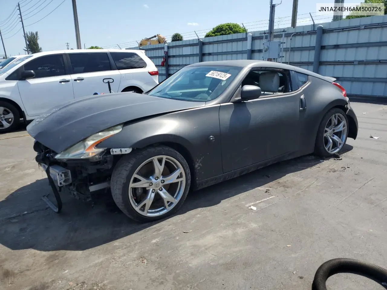 2010 Nissan 370Z VIN: JN1AZ4EH6AM500726 Lot: 56219125