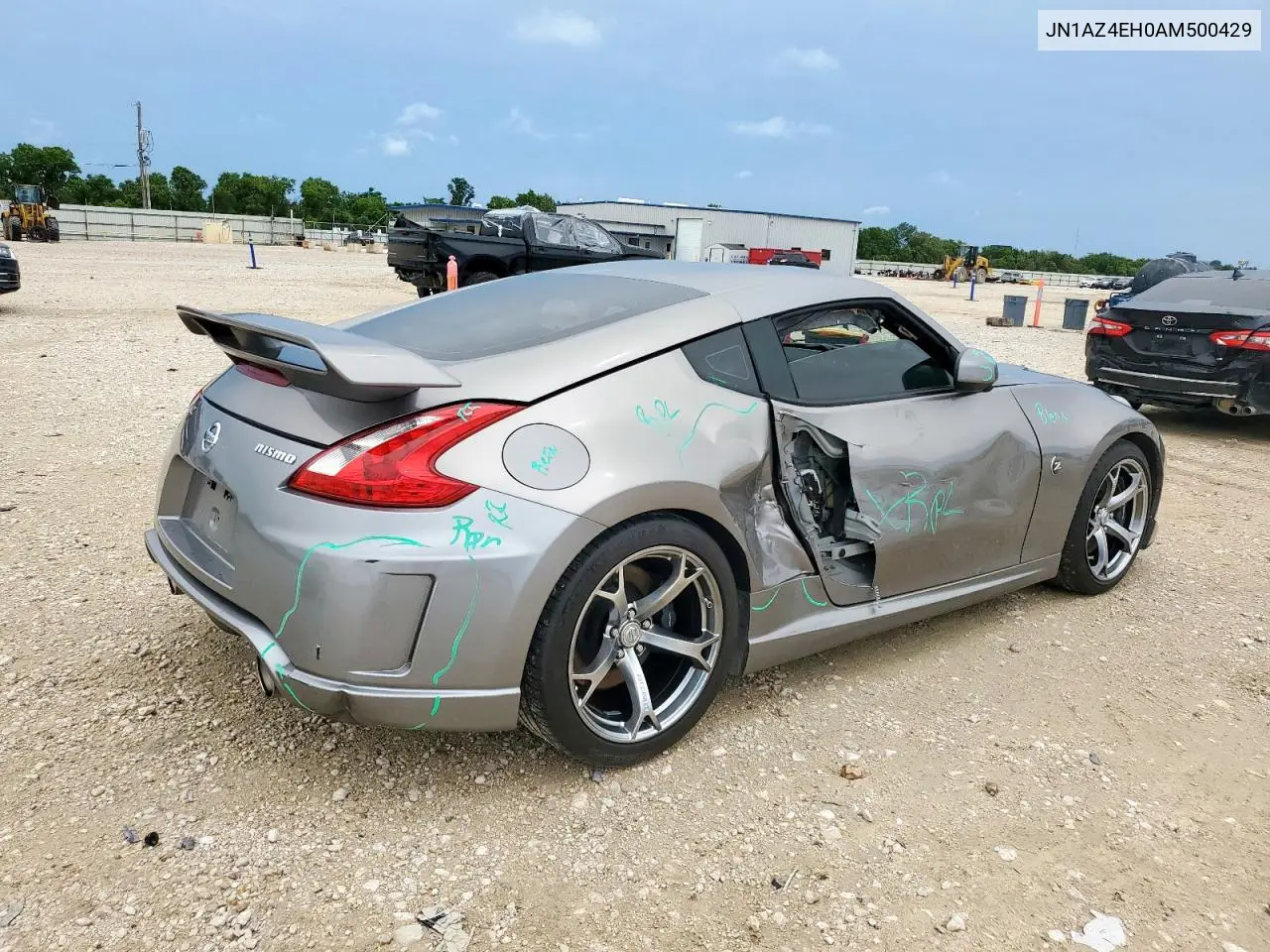 2010 Nissan 370Z VIN: JN1AZ4EH0AM500429 Lot: 60554565