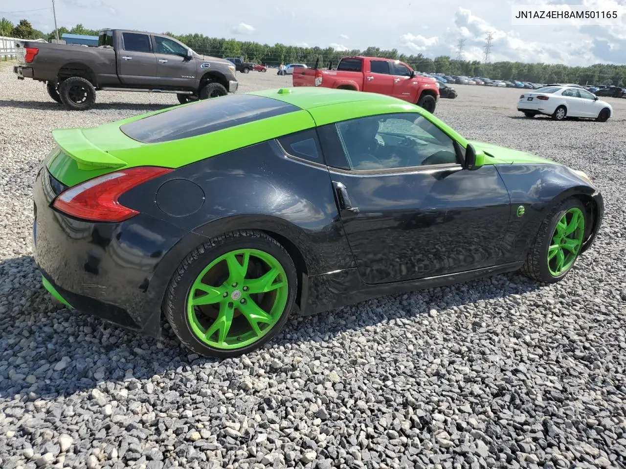 2010 Nissan 370Z VIN: JN1AZ4EH8AM501165 Lot: 61220615