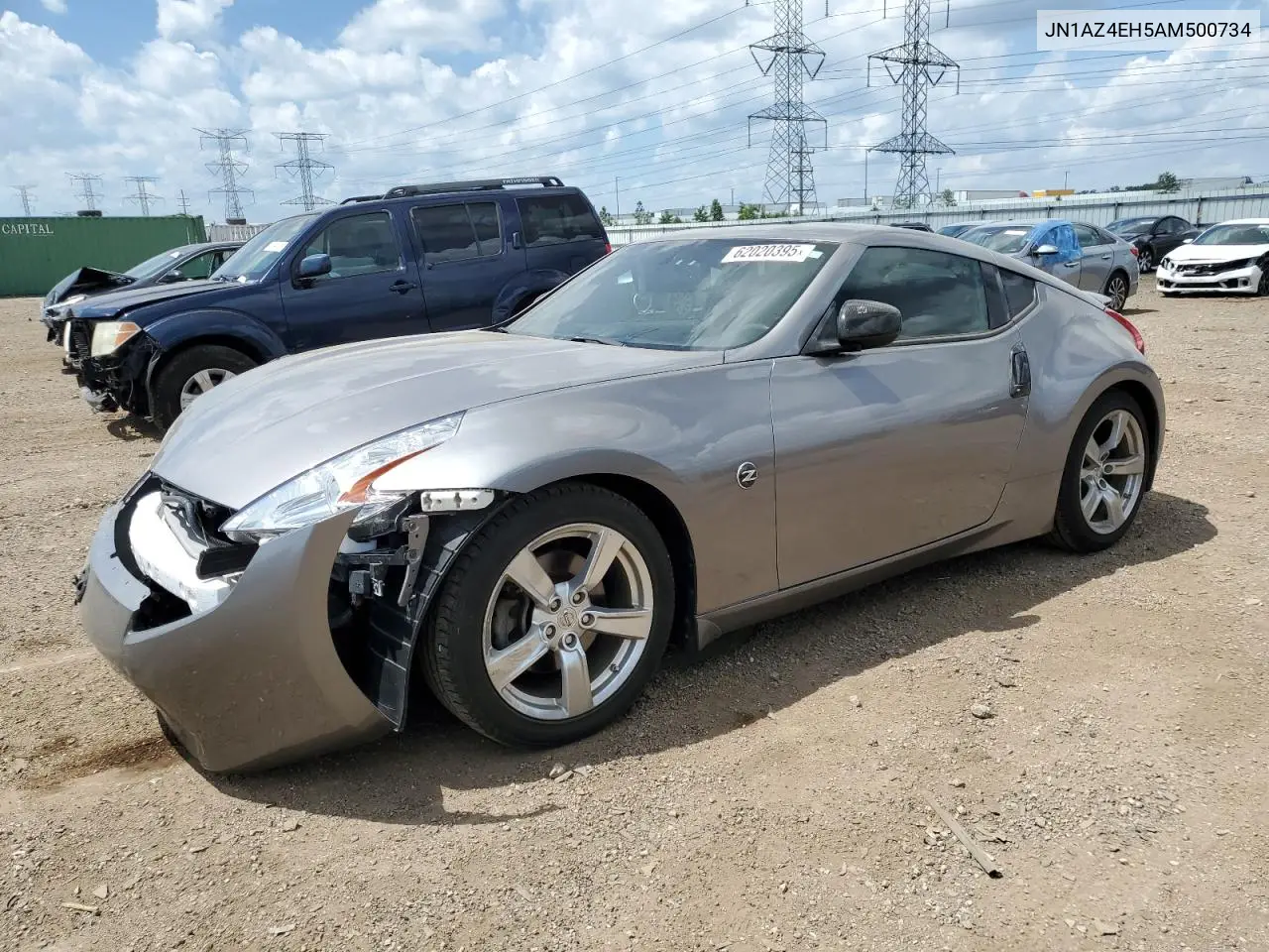 2010 Nissan 370Z VIN: JN1AZ4EH5AM500734 Lot: 62020395
