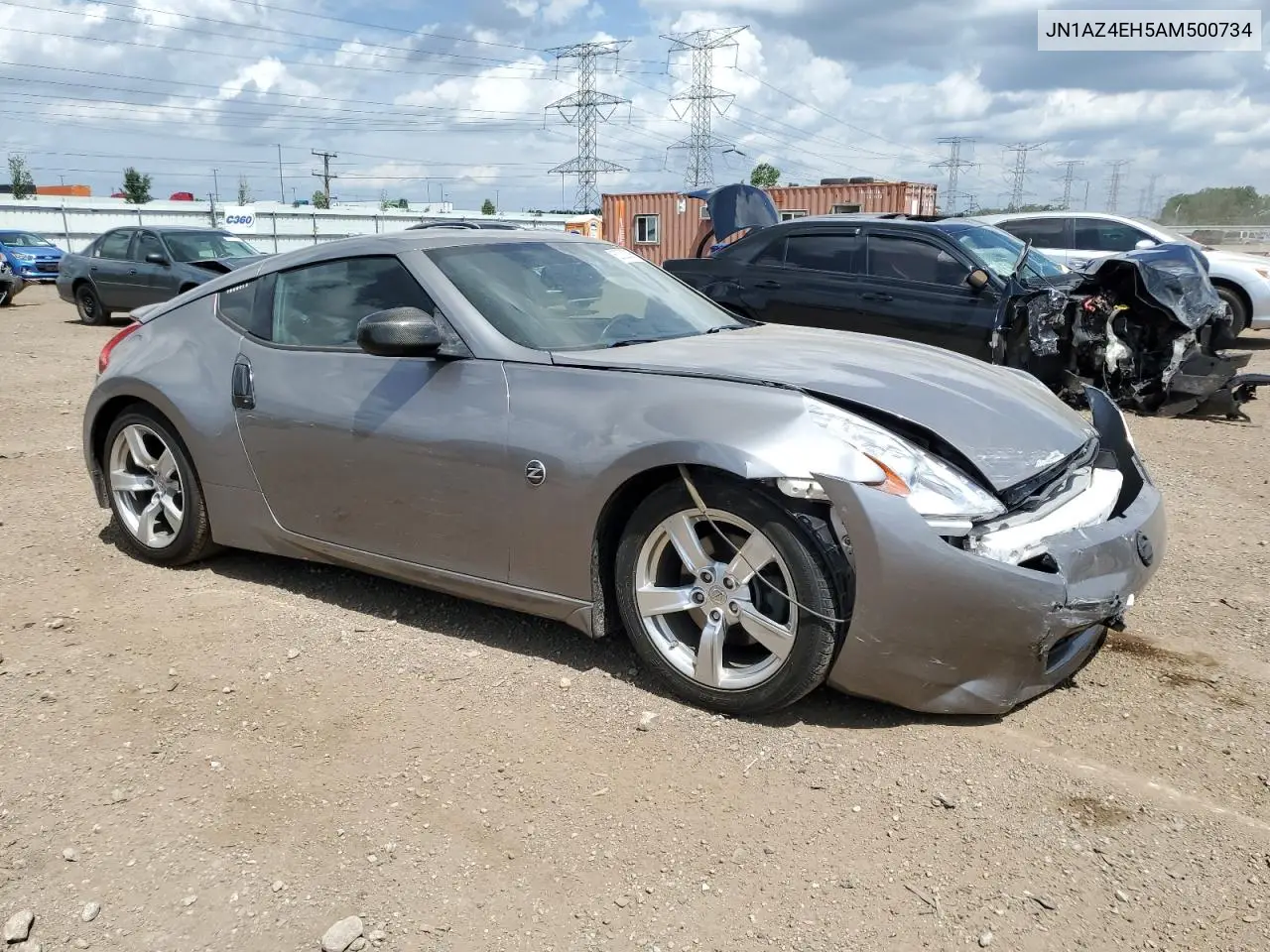 2010 Nissan 370Z VIN: JN1AZ4EH5AM500734 Lot: 62020395