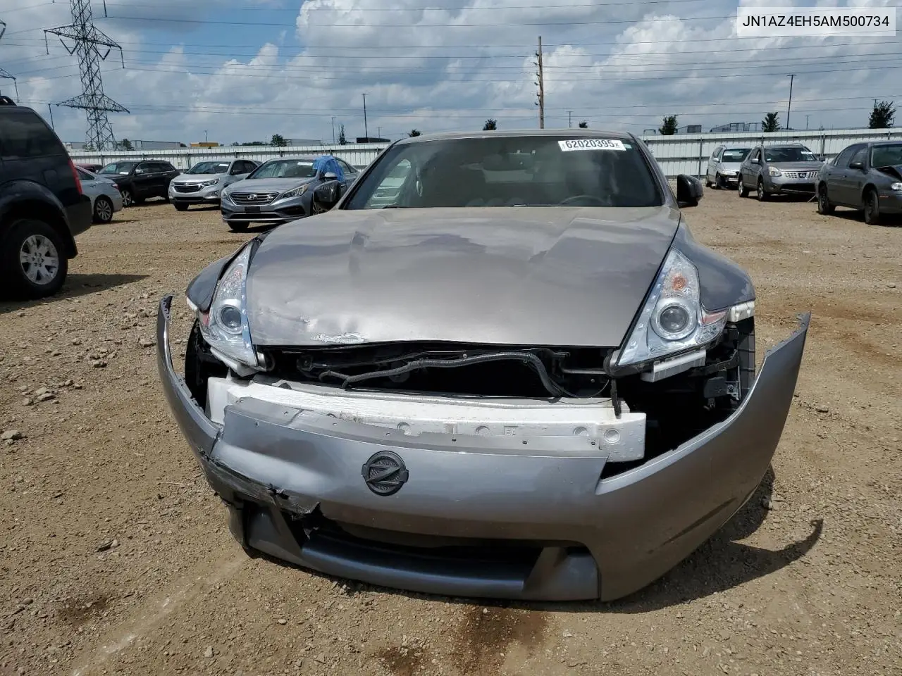 2010 Nissan 370Z VIN: JN1AZ4EH5AM500734 Lot: 62020395