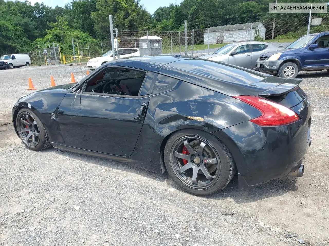 2010 Nissan 370Z VIN: JN1AZ4EH5AM506744 Lot: 62328805