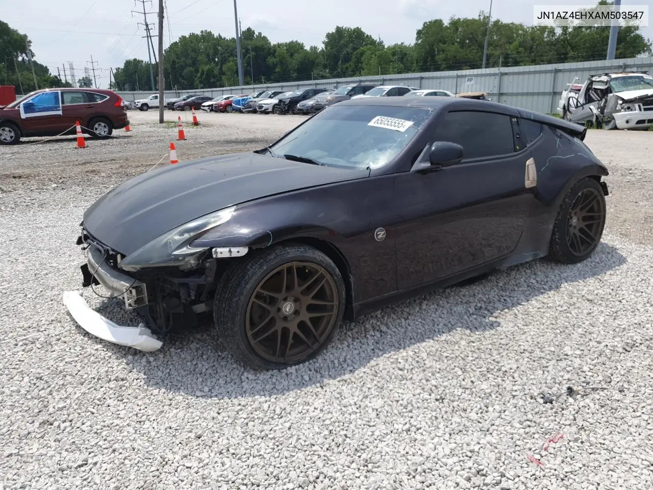 2010 Nissan 370Z VIN: JN1AZ4EHXAM503547 Lot: 65055555