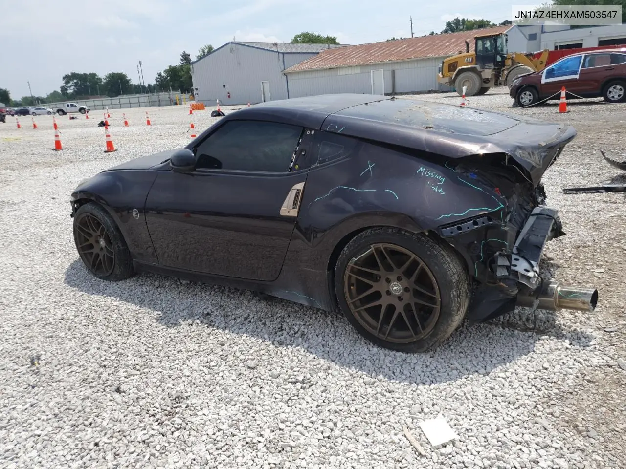 2010 Nissan 370Z VIN: JN1AZ4EHXAM503547 Lot: 65055555