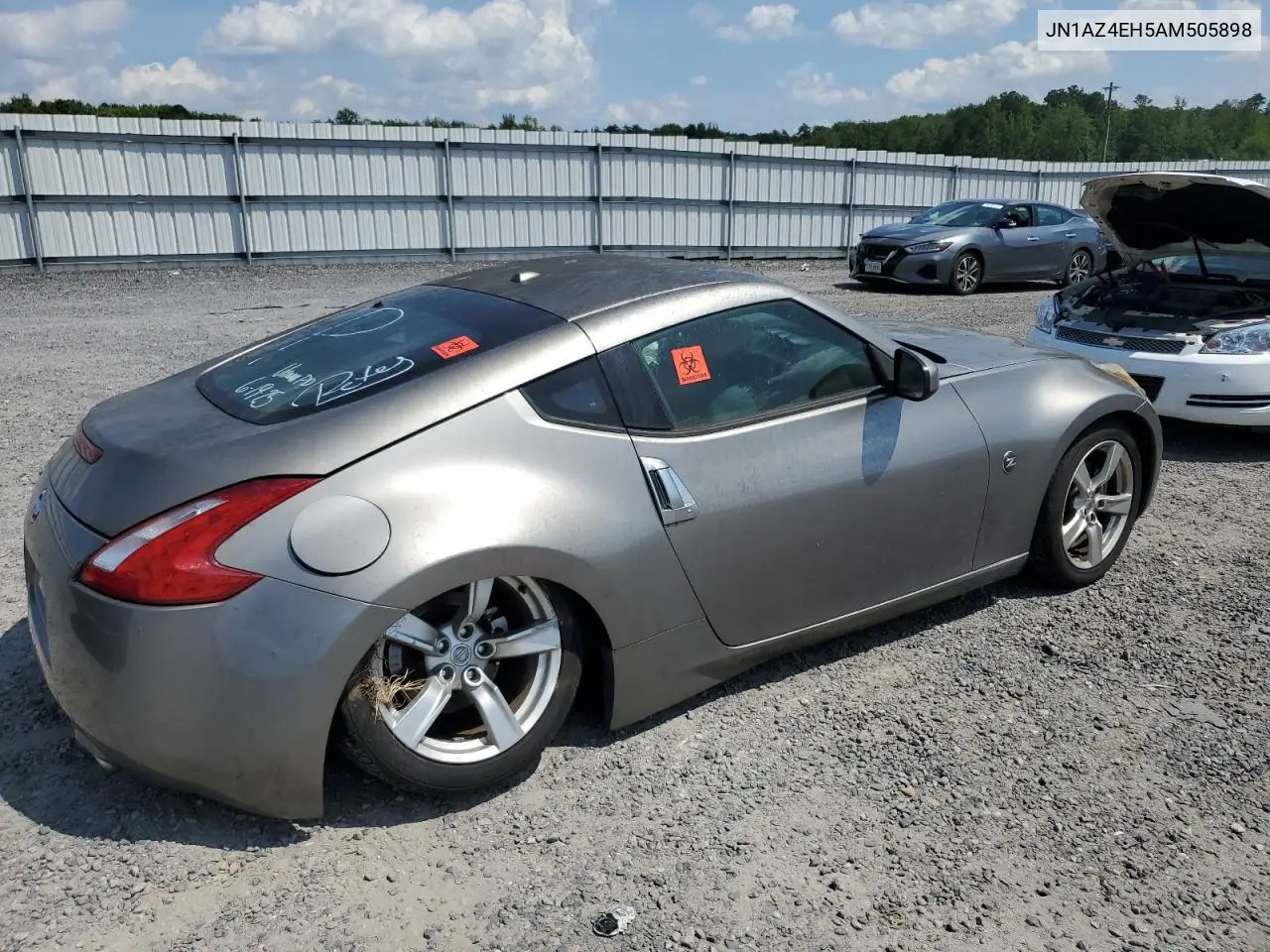2010 Nissan 370Z VIN: JN1AZ4EH5AM505898 Lot: 65188085