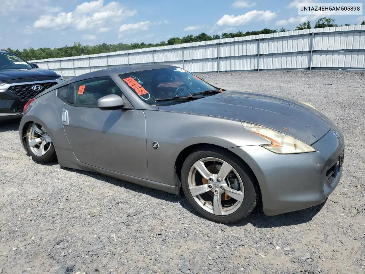 2010 Nissan 370Z VIN: JN1AZ4EH5AM505898 Lot: 65188085