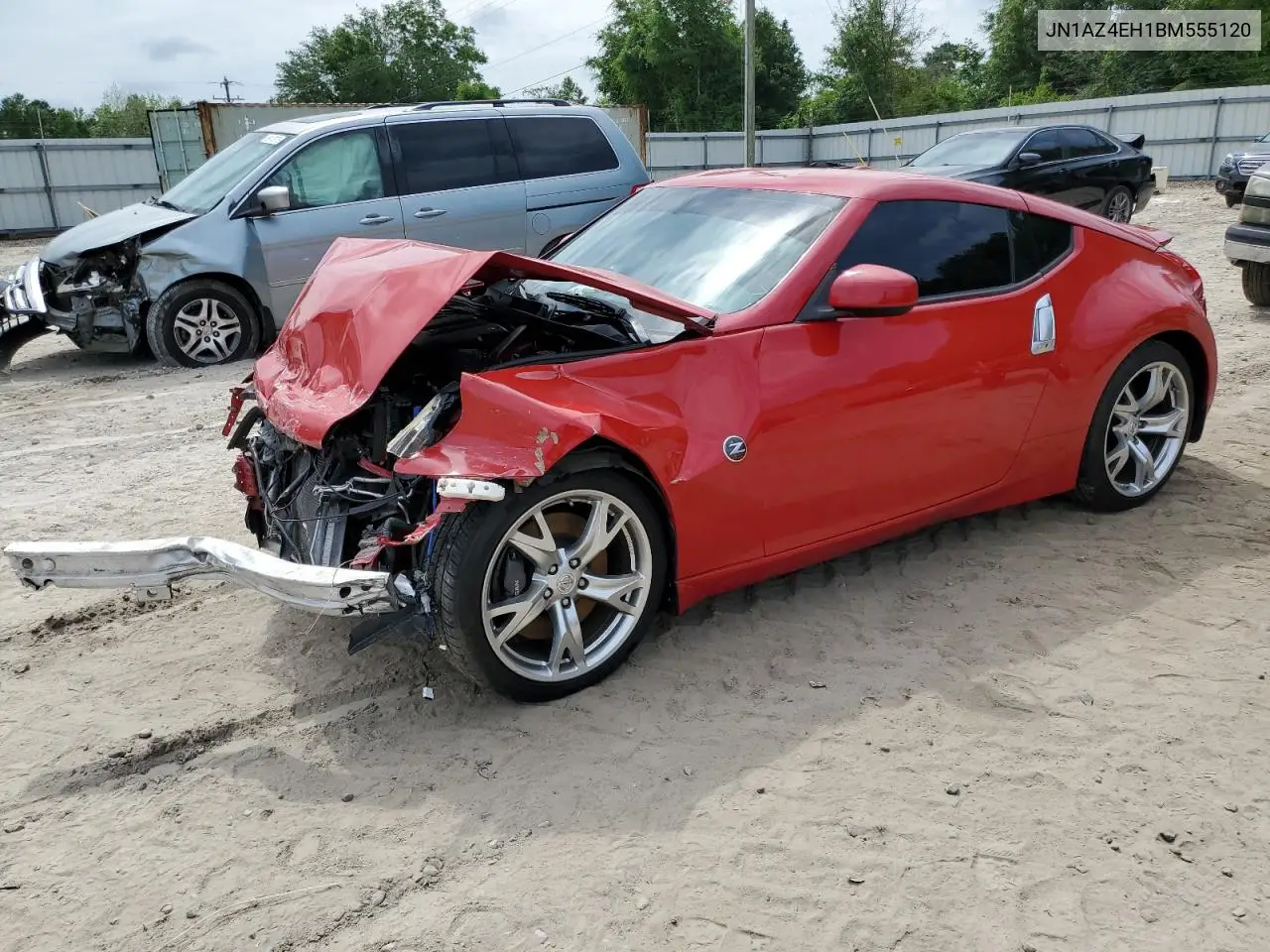 2011 Nissan 370Z Base VIN: JN1AZ4EH1BM555120 Lot: 55892775