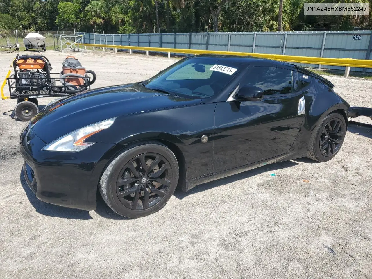 2011 Nissan 370Z Base VIN: JN1AZ4EHXBM552247 Lot: 61810515