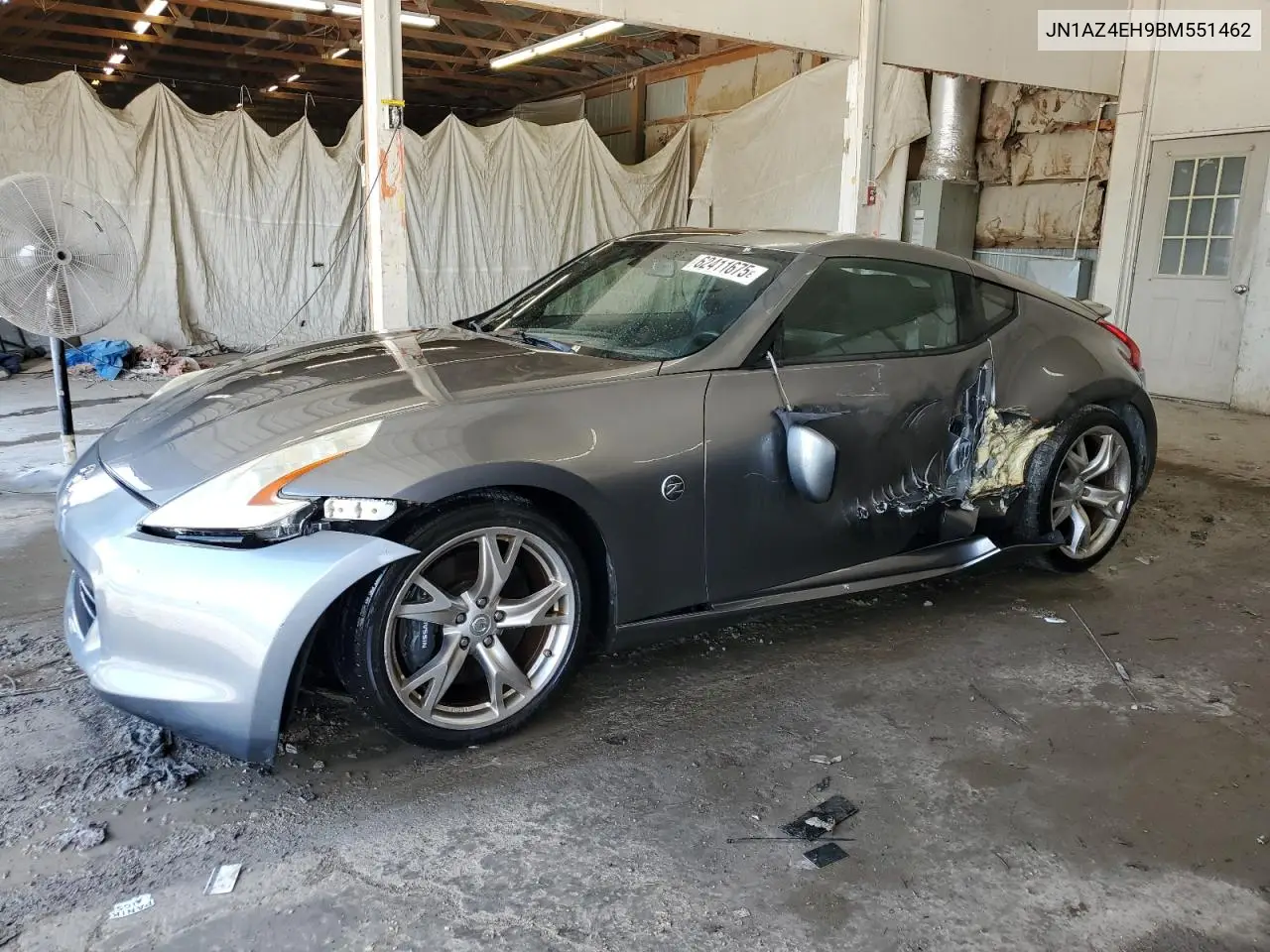 2011 Nissan 370Z Base VIN: JN1AZ4EH9BM551462 Lot: 62411675