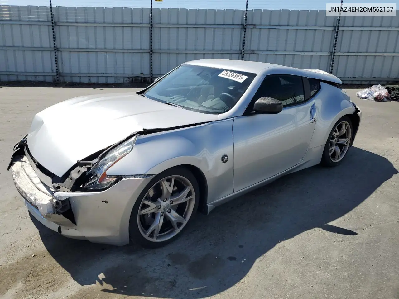 2012 Nissan 370Z Base VIN: JN1AZ4EH2CM562157 Lot: 55536985