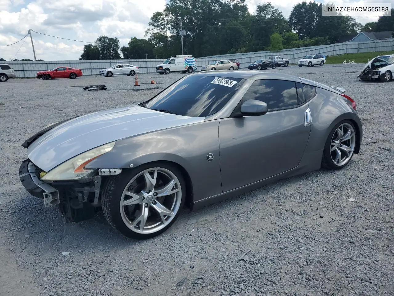 2012 Nissan 370Z Base VIN: JN1AZ4EH6CM565188 Lot: 56322605