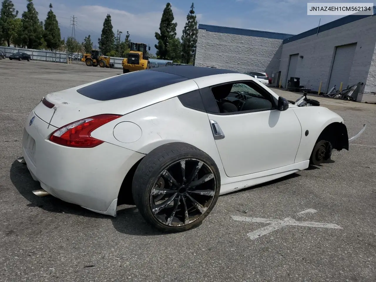 2012 Nissan 370Z Base VIN: JN1AZ4EH1CM562134 Lot: 56708065