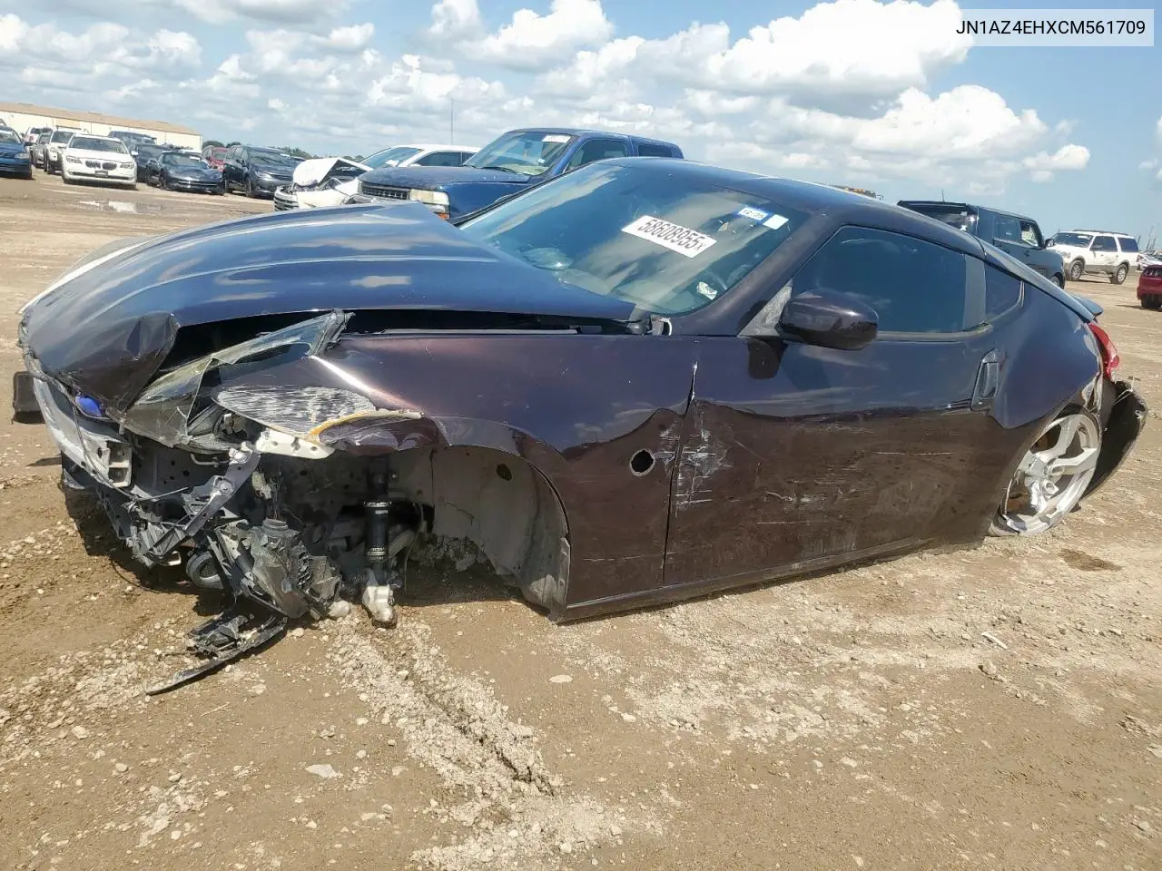 2012 Nissan 370Z Base VIN: JN1AZ4EHXCM561709 Lot: 58608955