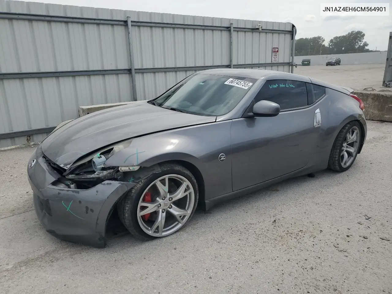 2012 Nissan 370Z Base VIN: JN1AZ4EH6CM564901 Lot: 60745755