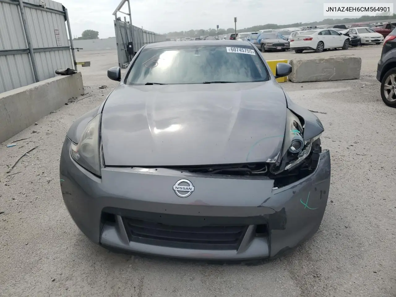 2012 Nissan 370Z Base VIN: JN1AZ4EH6CM564901 Lot: 60745755
