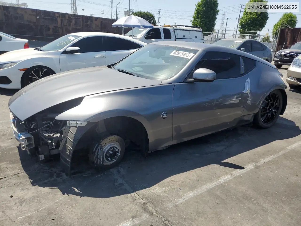 2012 Nissan 370Z Base VIN: JN1AZ4EH8CM562955 Lot: 62908465