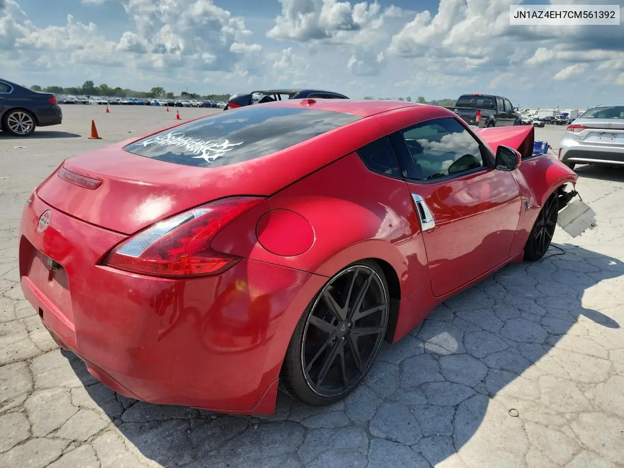 2012 Nissan 370Z Base VIN: JN1AZ4EH7CM561392 Lot: 65535705