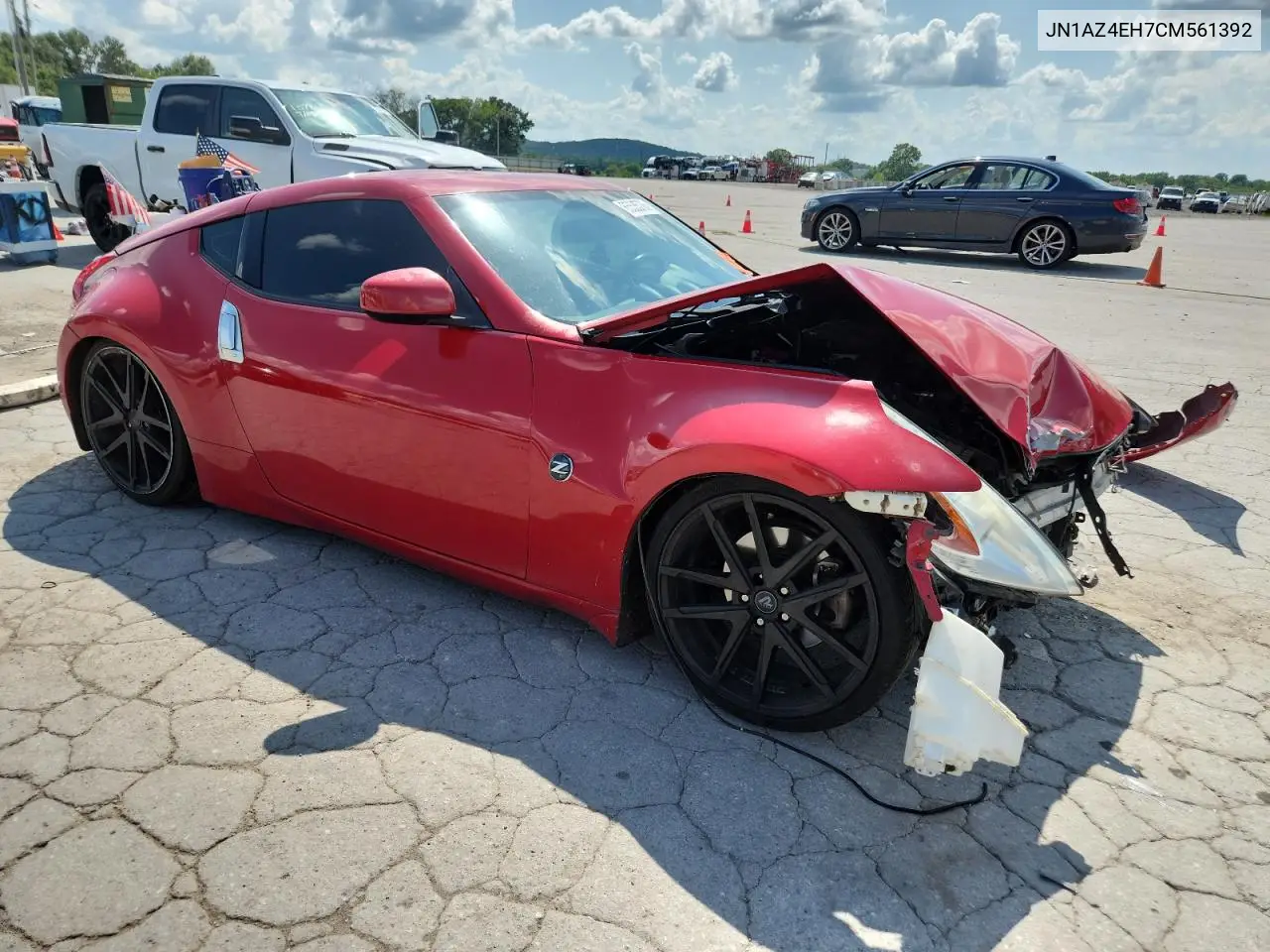 2012 Nissan 370Z Base VIN: JN1AZ4EH7CM561392 Lot: 65535705